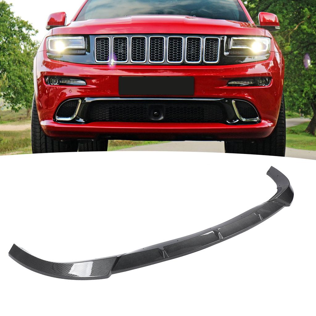 Front Bumper Lip Spoiler 3 Parts Lightweight Anti Scratch Sporty Look Decorative for  