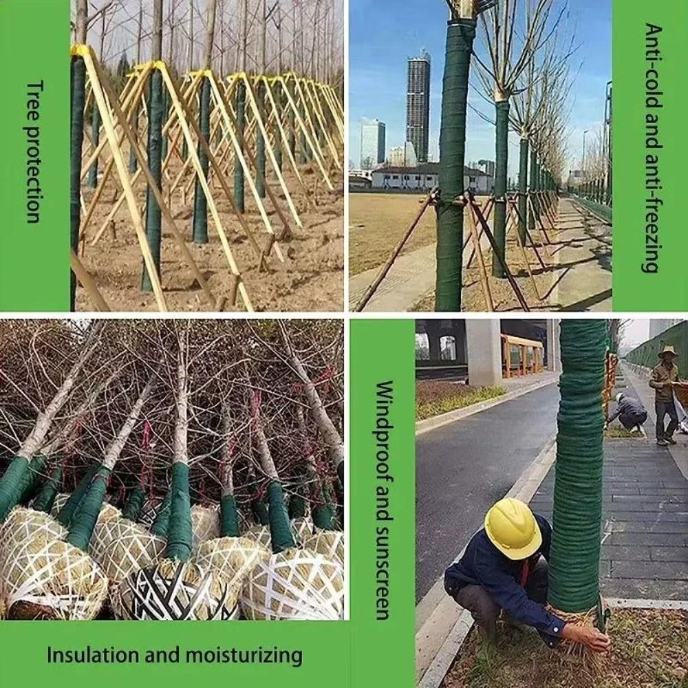 Coldproof Plant Antifreeze Cover Green Plant Bandage Wrap Tree Trunk Protector Garden Accessories