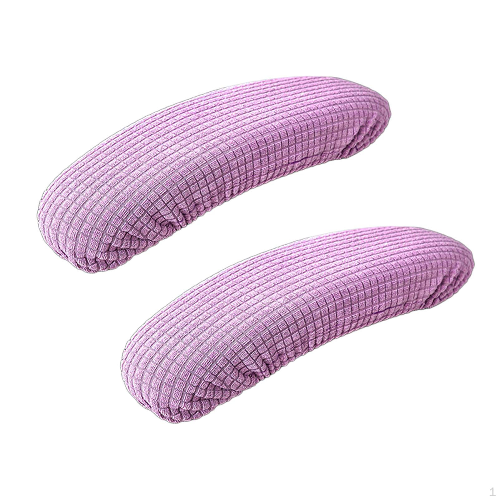 

Chair Armrest Cover Elastic Comfortable NonSlip for Office Computer Home Study фіолетовий
