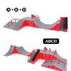 Kids Professional Mini Finger Board Skateboard Skate Park Training Prop Toys Set