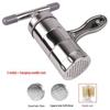 Stainless Steel Manual Noodle Maker with Plastic Dough Press