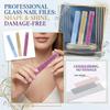 -grade Nail Shaping File Set - Washable And Reusable Sandpaper File, Suitable For Acrylic, Gel, And Natural Nails, Suitable For Home And Salon Use.