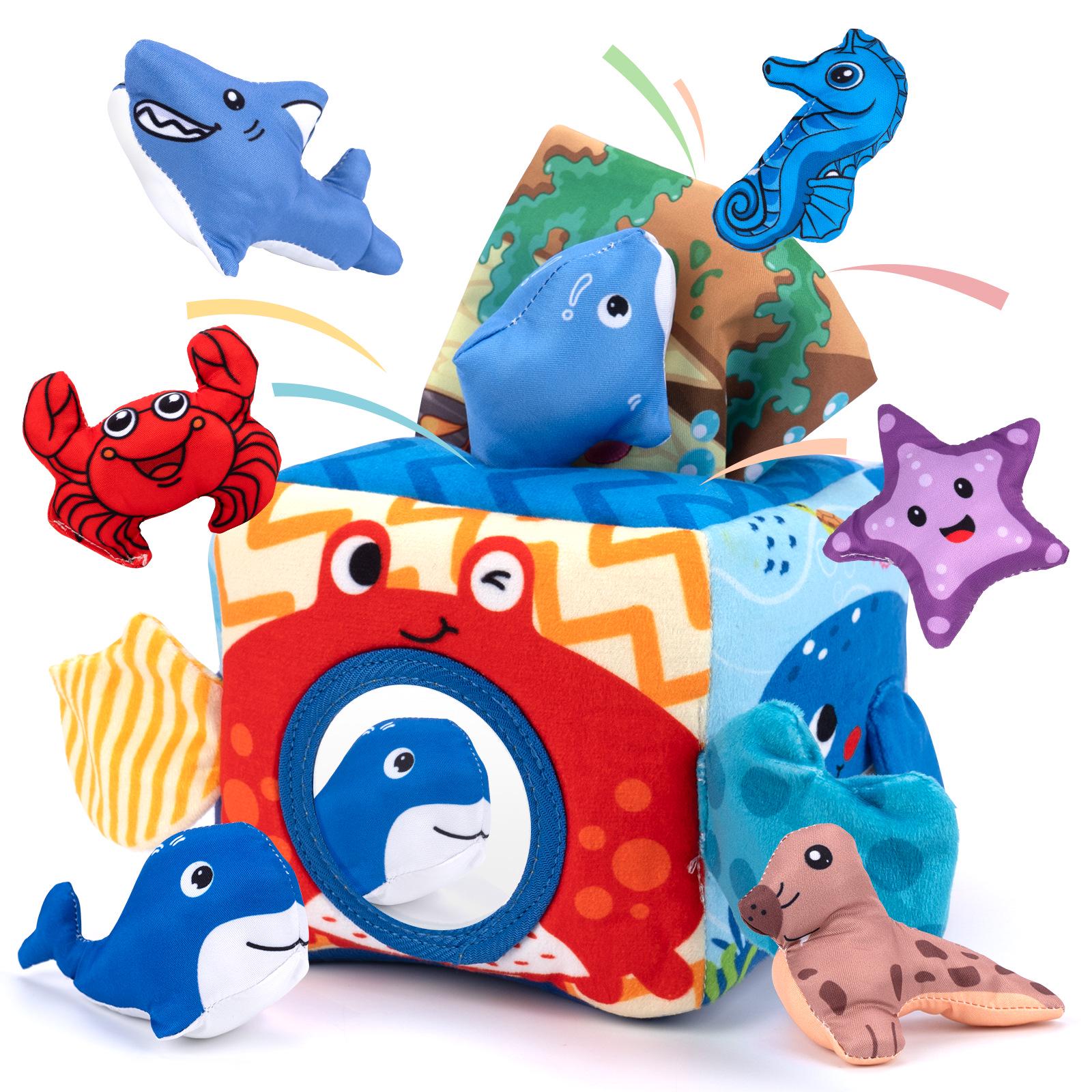 

Underwater World Sensory Baby Grasping Plush Toy House