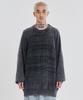AJOBYAJO [Pba] Five Ajo Logos Washed Sweater [Black]