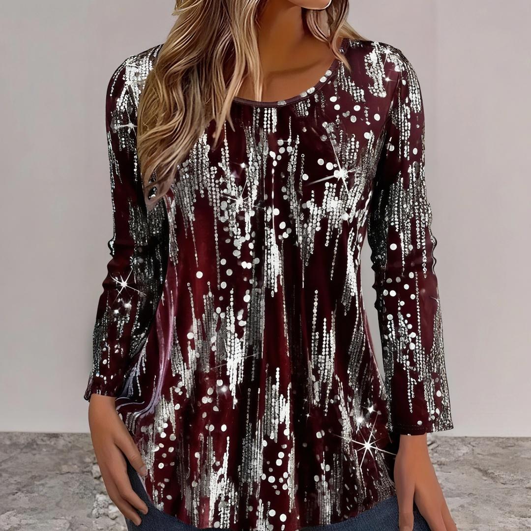 

Элегантная женская футболка с длинным рукавом, повседневные осенние топы с длинным рукавом, сезонная модная футболка, 3D-печать, оверсайз, женская одежда 4XL