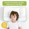 Toddler Pillow 2-6 Year Old,PP Cotton Kids Pillow for Sleeping,Partially Filled PE Hose,Supports Cervical Vertebrae,Kids Pillow for Side Sleeper,