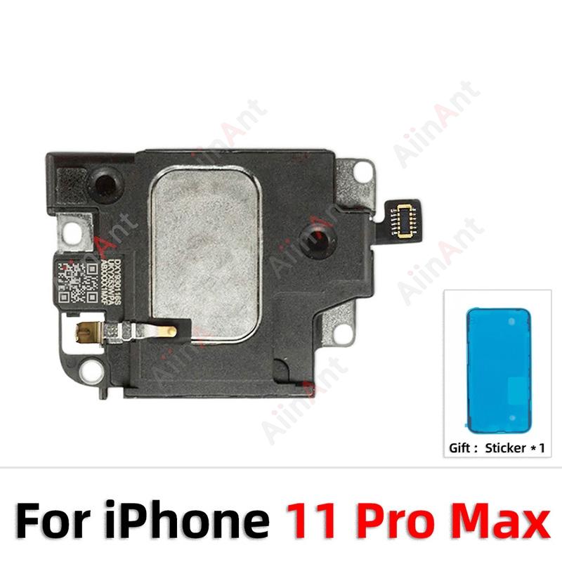 Waterproof Sticker +Flex For iPhone 11 Pro X Xr Xs Max 6 6s 7 8 Plus SE Bottom LoudSpeaker Buzzer Ringer Loud Speaker Flex Cable