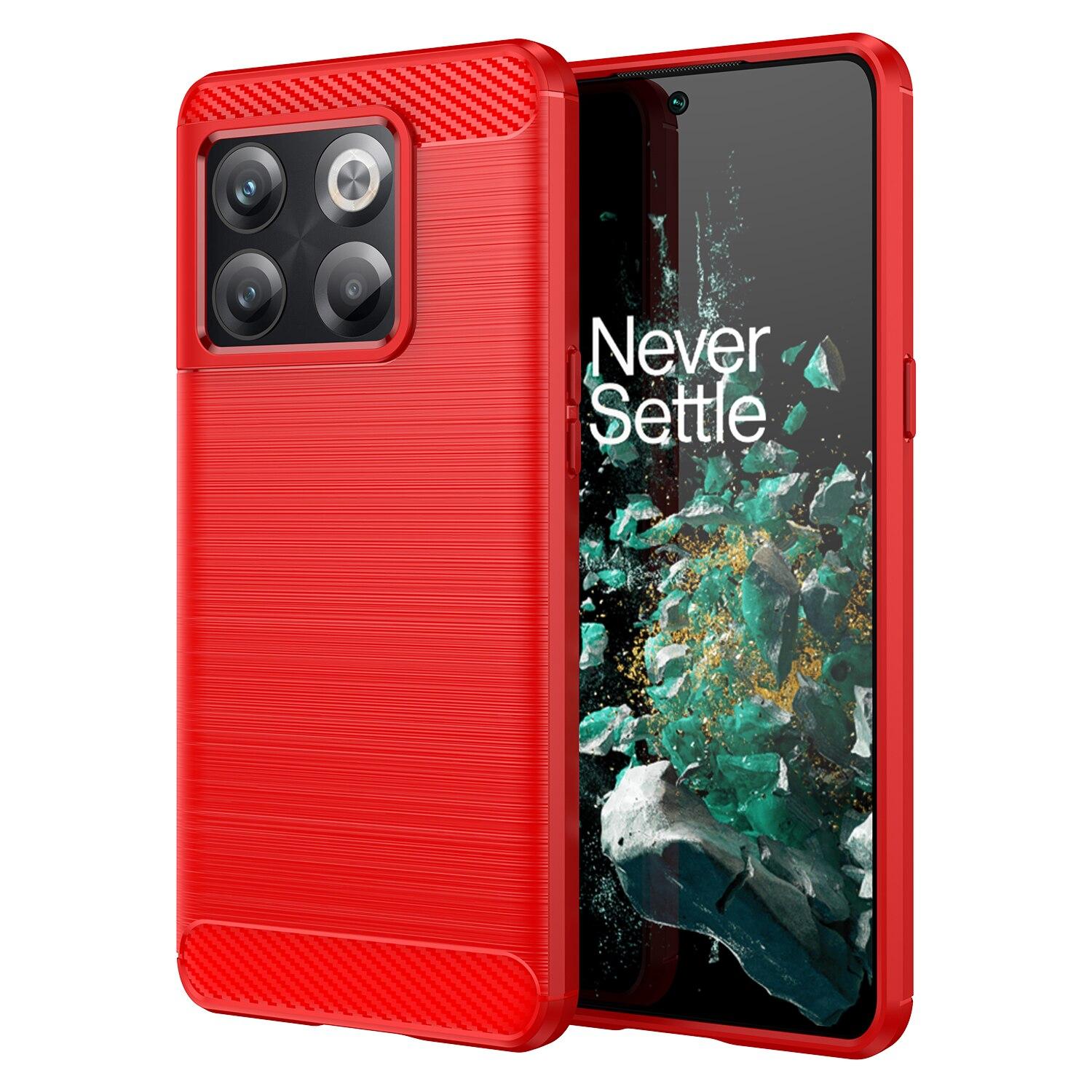 

Чехол из углеродного волокна для oneplus 10t, противоударный чехол для телефона Oneplus10t, One Plus 10T, силиконовый чехол-бампер Oneplus 10T чёрный