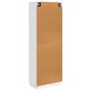 Cabinet Set 2 Pcs High Gloss White 66 X 34.5 X 87 Cm Particleboard