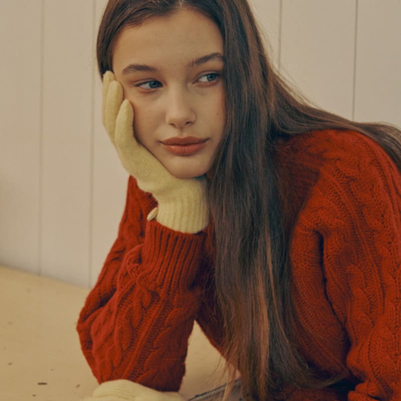 AMONG A WOODEN HEART WOOL GLOVES [5colors]