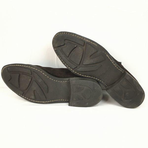 PARABOOT CHAMBORD Semišové boty s U-špičkou Hnědé Velikost 12R Pánské(POUŽITÝ)