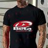 Beta Racing Motorrad Herren T-Shirt Moto Baumwolle Rundhals Kurzarm Hip Hop T-Shirt