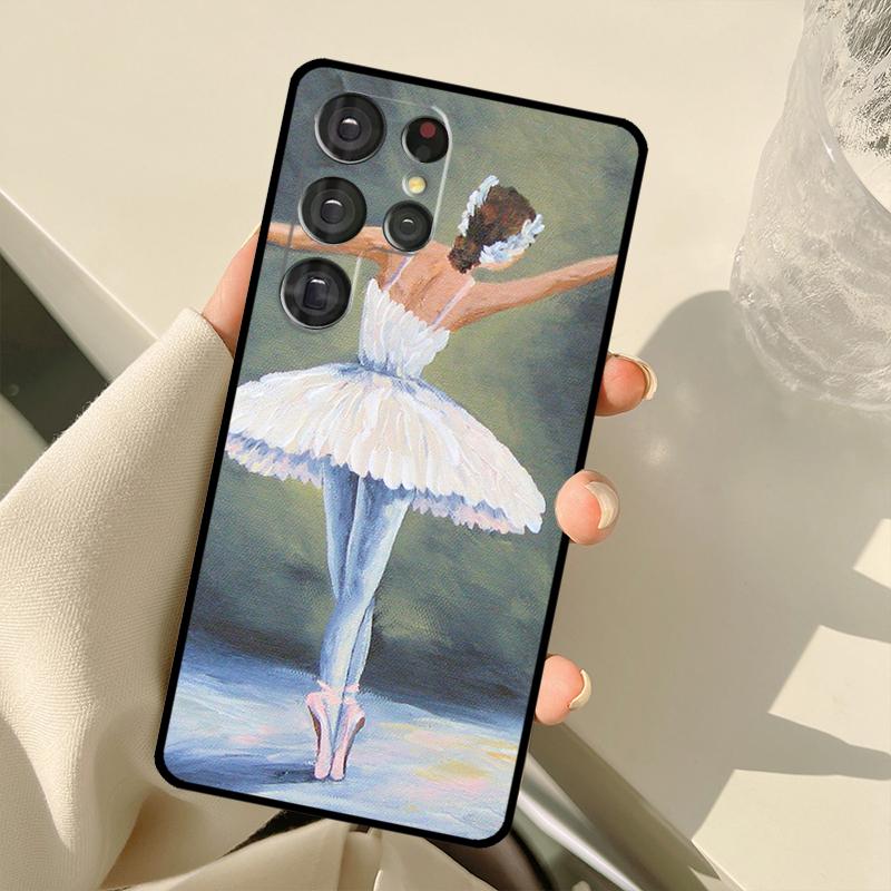 

Чехол с масляной живописью для гимнастики для Samsung Galaxy S22 S21 Ultra Note 20 S8 S9 S10 Note 10 Plus S20 FE S21 FE Galaxy S8