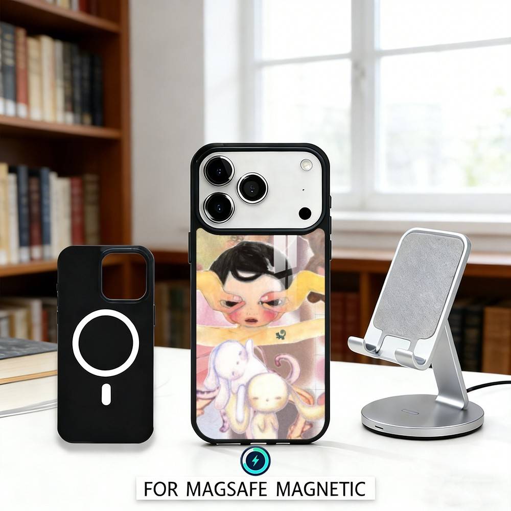 A-Art E-Essay-A-Aya T-Takano Phone Case For iPhone17,16,15,14,13,12,Pro,Max,Magnetic For Magsafe Wireless Charging
