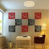 9Pcs Minimalist Hanging Partition Screen Hollow Pattern DIY Privacy Screen Wall Curtain  Living Room