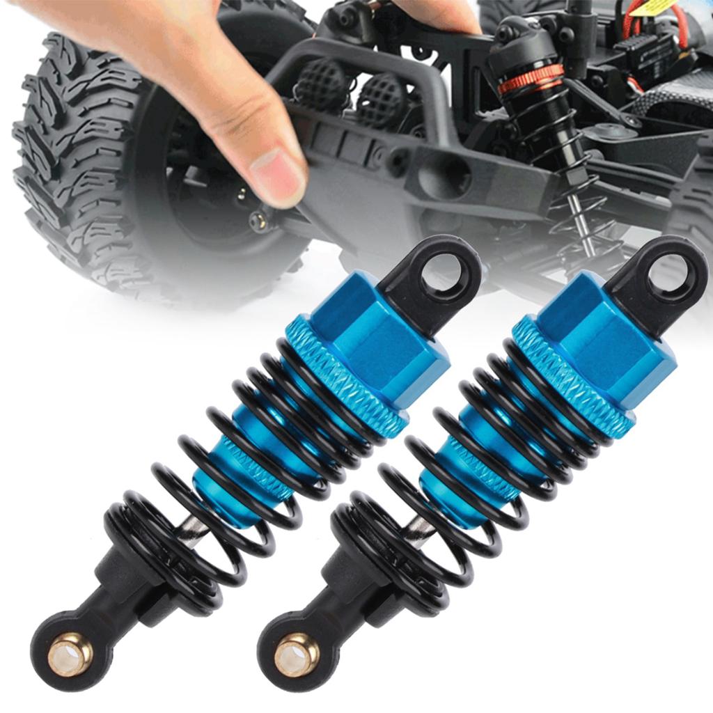 2pcs Metal Shock Damper RC Car Replacement Parts Accessories Fit for 1:10 RC Car Blue