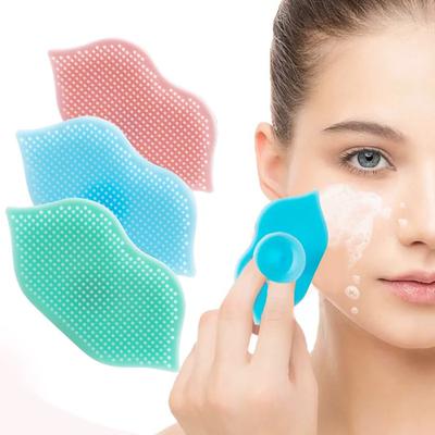 Silikon Yüz Temizleme Pedi Yüz Gözenek Siyah Nokta Peeling Temizleyici Yüz SPA Masaj Fırçası Yüz Cilt Temizleme Fırçası Araçlar