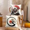 Chinese Ink Style Cushion Cover Soft Plush Throw Pillow Cover | Double-Sided Decorative Cushion Case | Sofa Bedroom Home Decor