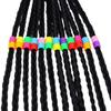 Elasticity Kids Braided Hair Rope Cute Wigs Beaded Braided Ponytail  Children Hair Tools