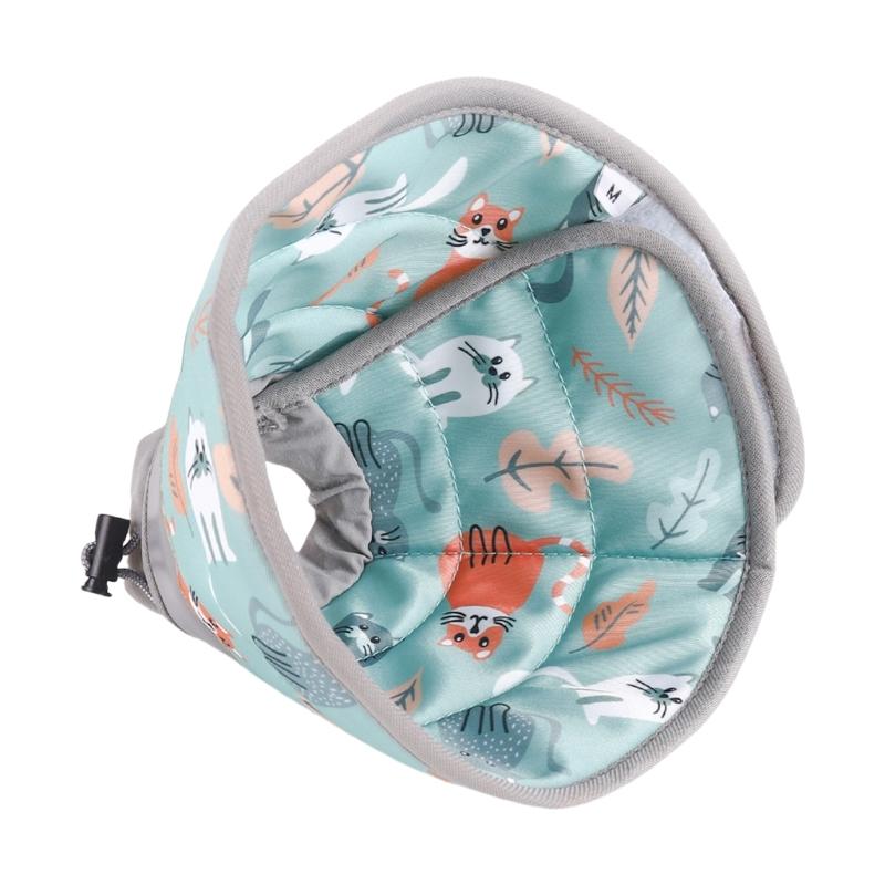 

Відновлювальний комір для домашніх тварин, зручний, легкий, захисний, регульований, для собак і кішок, м який і повітропроникний S м ята зелений колір