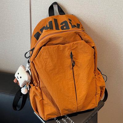 School Bag Niche Lightweight Anti-splashing High School Students Men and Women Large Capacity Sports Outdoor Backpack Travel Backpack