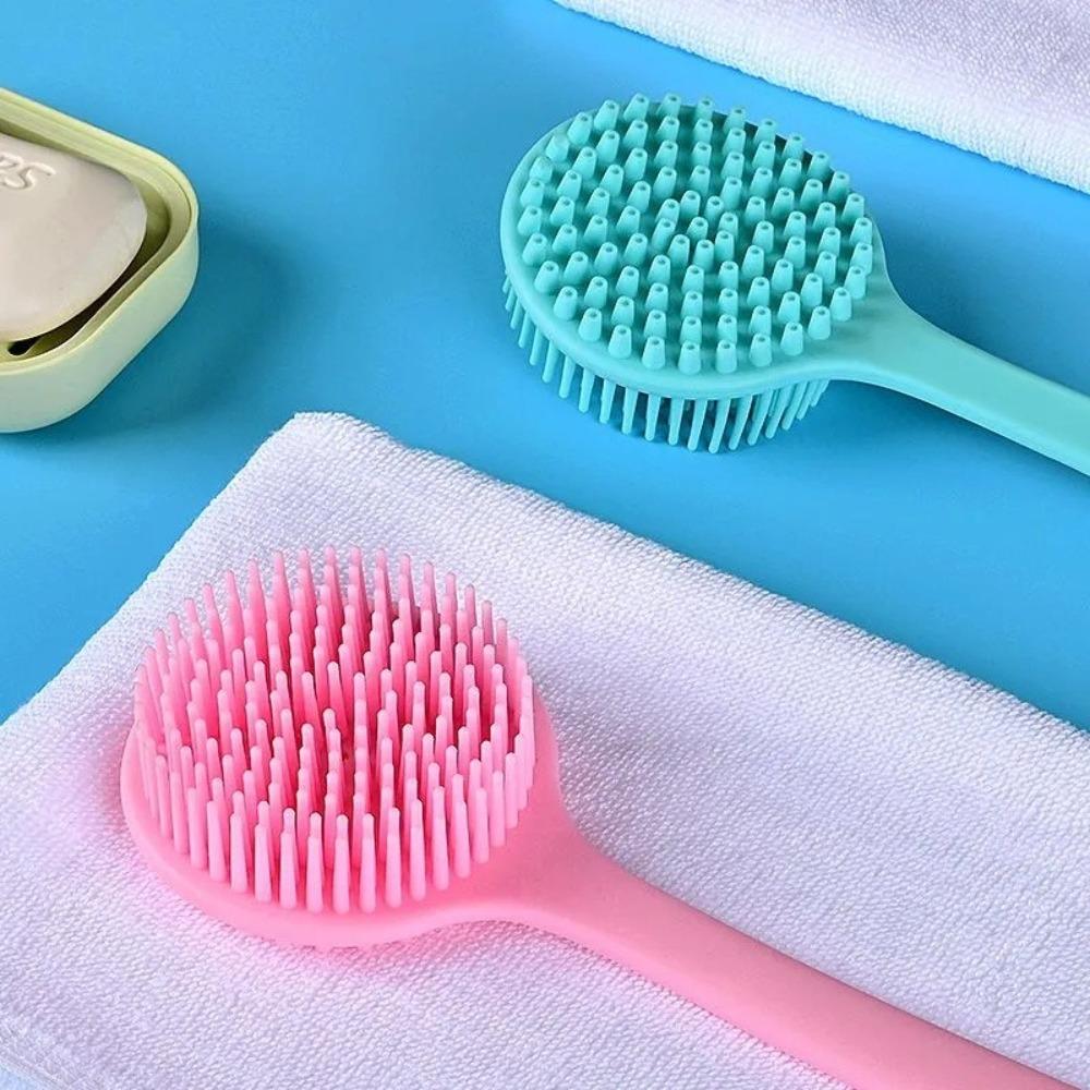 Body Cleaning Shower Brush Exfoliating Bathroom Accessories New Back Scrubber  Women
