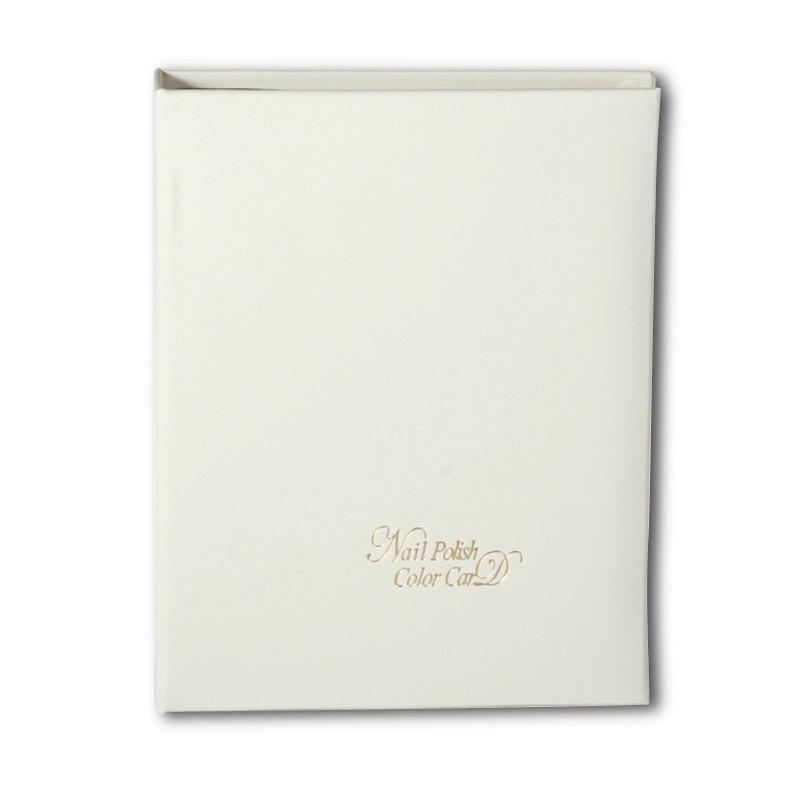 Libro Organizer in Ecopelle PU per Adesivi per Nail Art Minimalista Giapponese