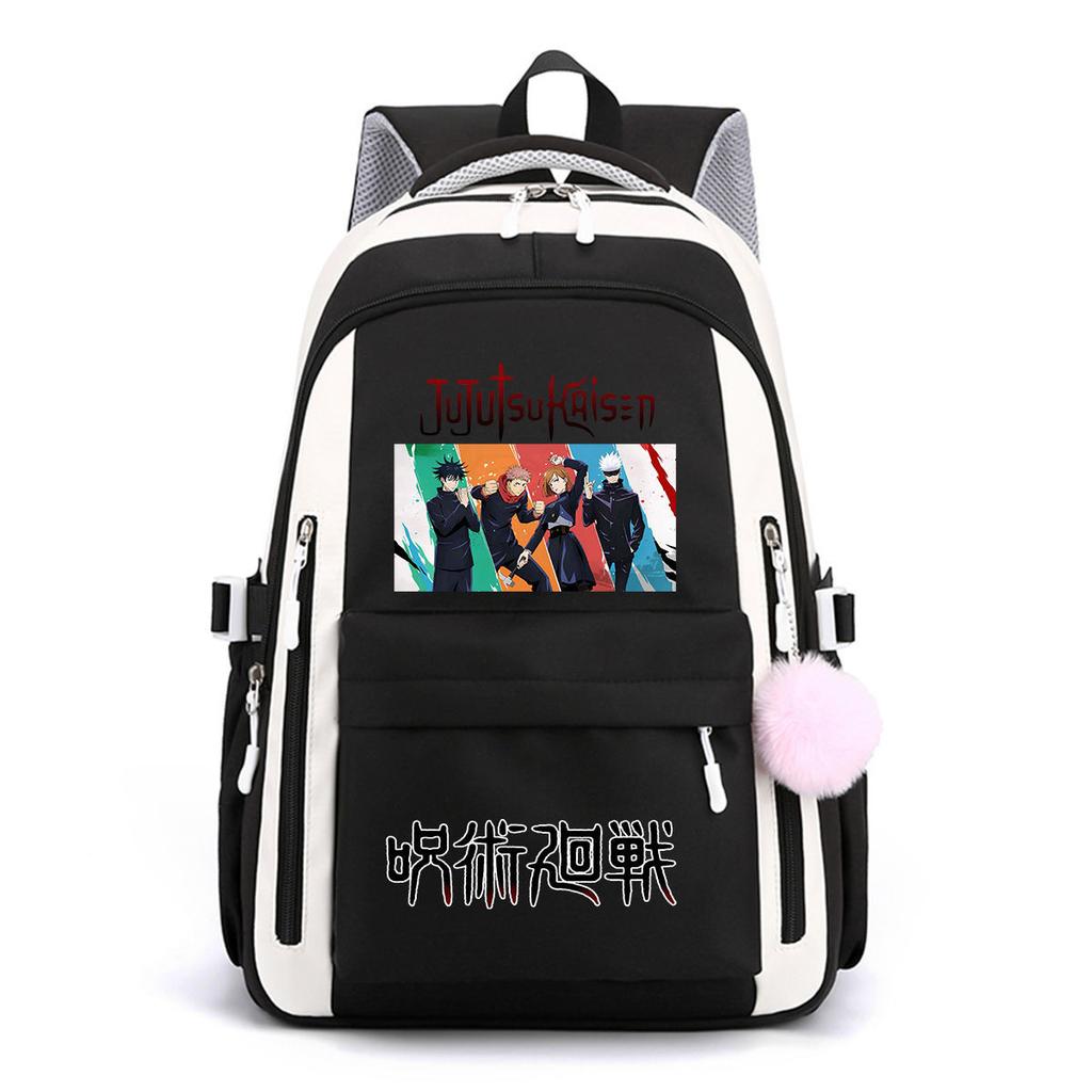 Spell Return To War School Bag Anime Peripheral Five Wushu Second Dimensional Backpack For Junior High School Students And Elementary School Students