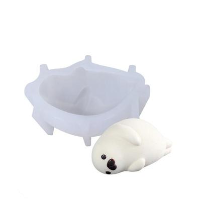 3D Schattige Melkpudding Siliconen Vorm Jelly Kom Cake Wit Koud Ijs Poedervorm Cake Keuken Bakken Decoratie Accessoires