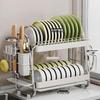 Hongfu Double-Layer Multifunctional Kitchen Storage Rack