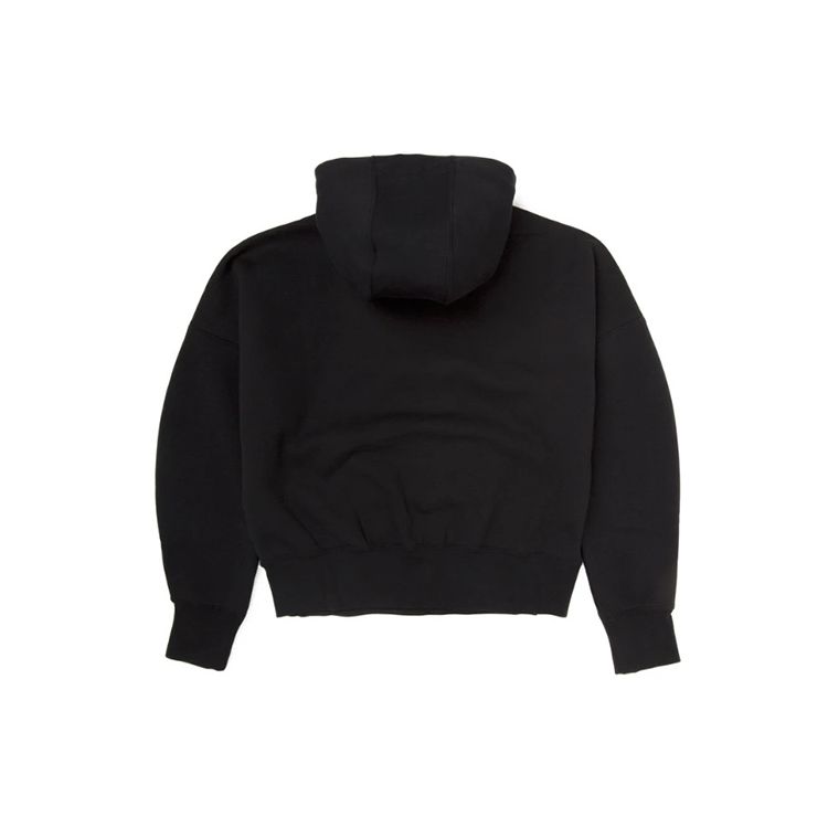Jordan Wings Logo Drawstring Hoodie Sweatshirt Asian Version Women Tops Black CQ6672-010