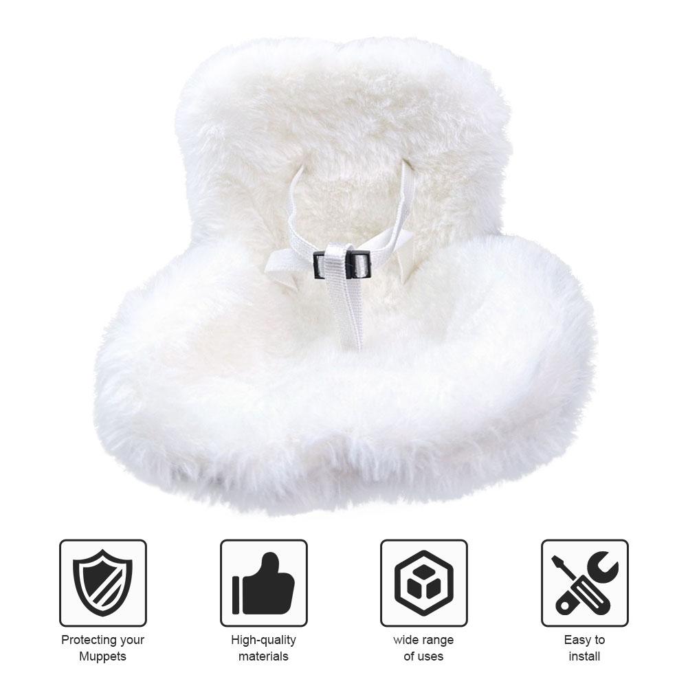 For Kawaii 17cm Labubu Doll Safety Seat Car Air Outlet Decoration Mini Plush Doll Accessories Plush Chair Car Interior Ornament