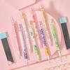 Peach Mechanical Pencil 0.5mm Press Pen Pencil Refill Automatic Pencils  Students Prize