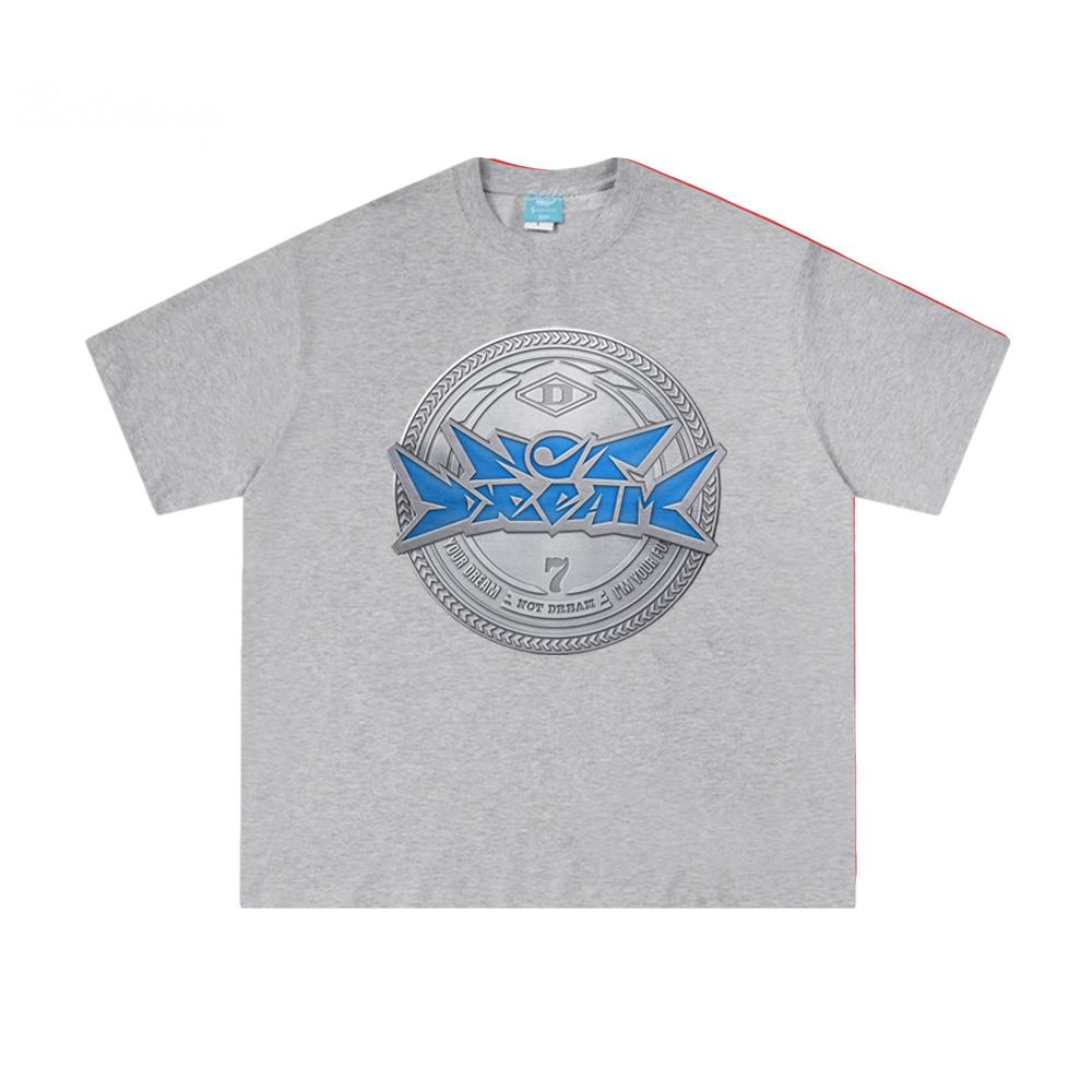 NCT DREAM Druck Tops 100% Baumwolle 2025 NEU T-Shirt für Sommer Baumwollmode Rundhals T-Shirt Damenbekleidung