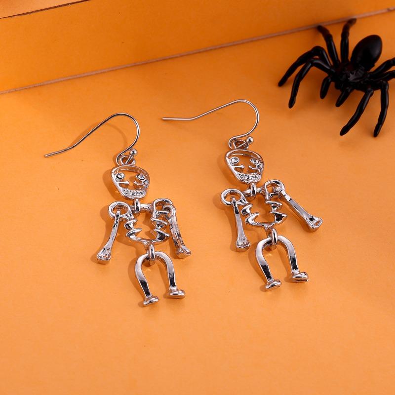 New Halloween Stud Earrings Combination Cartoon Funny Easter Earrings Set