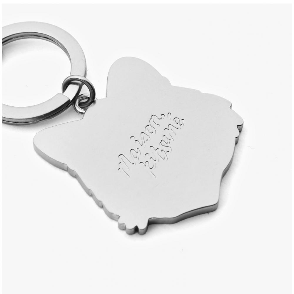 Maison Kitsune Mm06904am1002 P616 Bold Fox Head Key Ring