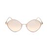 Ladies Silver Tone Irregular Sunglasses 0bv6186k 20148g 3