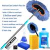 Telescopic Car Wash Mop with Long Handle and Soft Bristle Brush