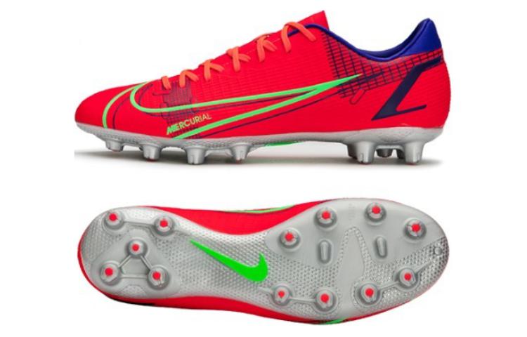 Nike Tacchetti da Calcio Mecurial Vapor 14 Academy HG per Terreno Duro 'Bright Crimson Indigo Burst' CV0970-600