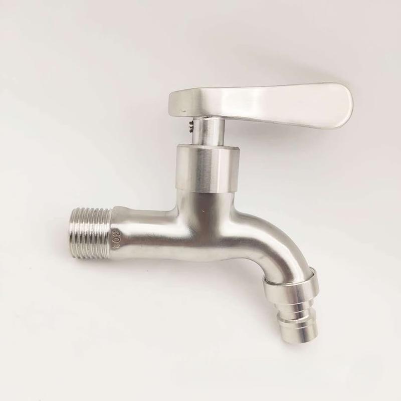 TLXT Wall-Mounted Single Cold Washing Machine Faucet
