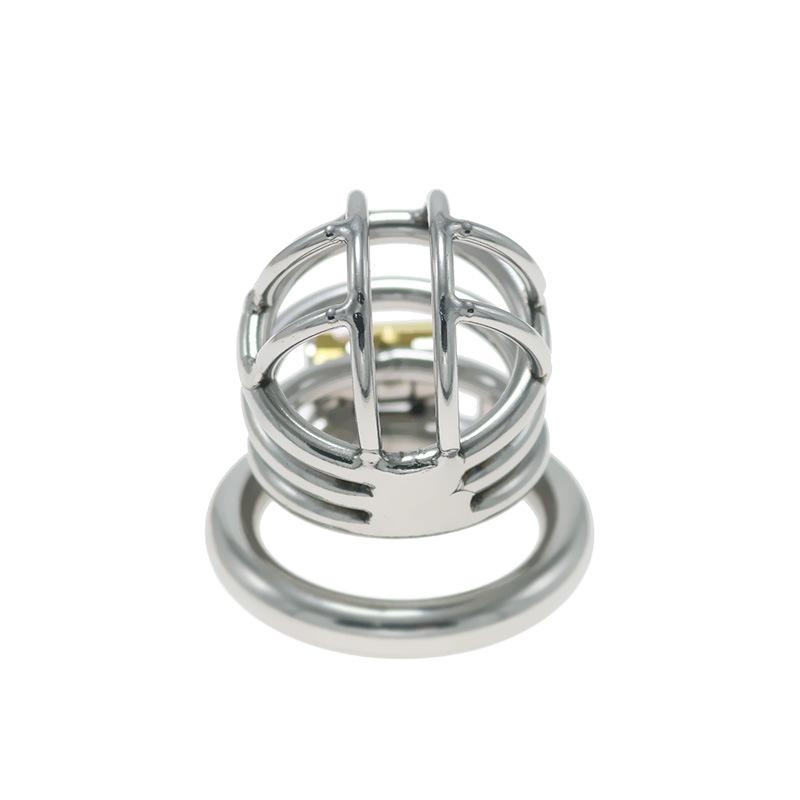 Men's Chastity Lock Stainless Steel Metal Chastity Cleaner for Going Out Wearing Penis Cage Bunching Bird Sex Toys for Adults