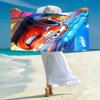 1pc Mcqueens Beach Towel, Highly Absorbent, Soft Comfortable, Yoga, Swimming, Fitness, Camping, Beach Activities. B730031