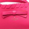 Kate Spade Tote Bag Leather Shoulder Bag with Tassel Leather Pink Used