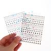 Hollow Pentagram Nail Foil Stickers Hand-painted Five-pointed Star Decals Easy To Apply for Daily Party Nail Decor