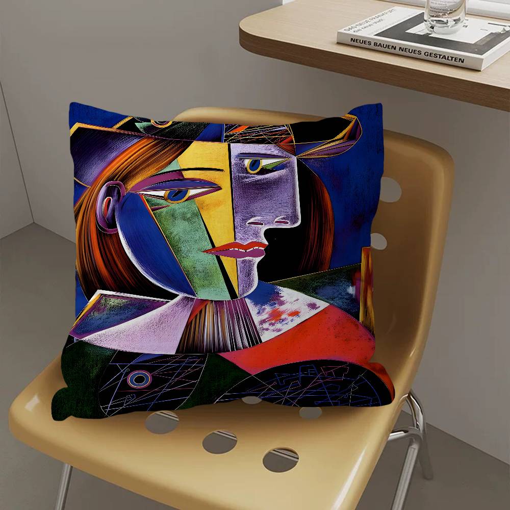 Legend Art Artist P-Pablo Picasso-Mt Maple Design Cushion Cover Happy Autumn Harvest Decor Holiday Decorati Pillow Cover