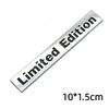 1Pc  Metal Limited Edition Logo Fender Trunk Badge Emblem Racing SUV Sports Stickers Car Body Decal for All Car