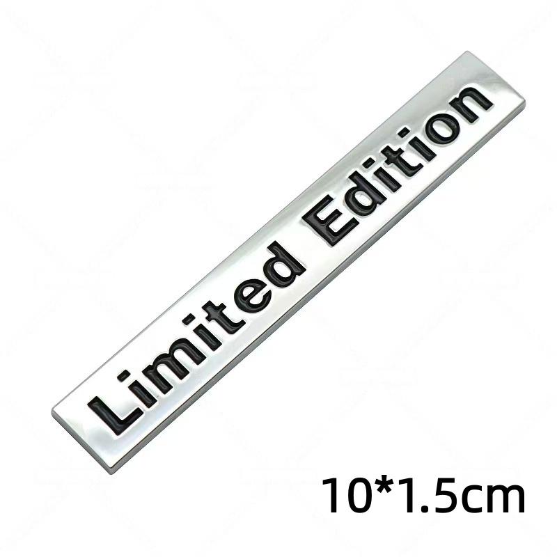 1Pc Metal Limited Edition Logo Fender Trunk Badge Emblem Racing SUV Sports Stickers Car Body Decal for All Car