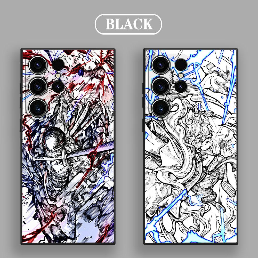 Cool O-One-Piece Manga Phone Case For Samsung Galaxy S25 S24 S23 S20 S21 FE S26 S22 Ultra 5G S26 Plus S25FE Soft Silicone Cover