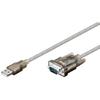 Convertisseur usb serial rs 232 - goobay - 1.5m - usb 2.0 - d-sub 9 broches - connectivité fiable