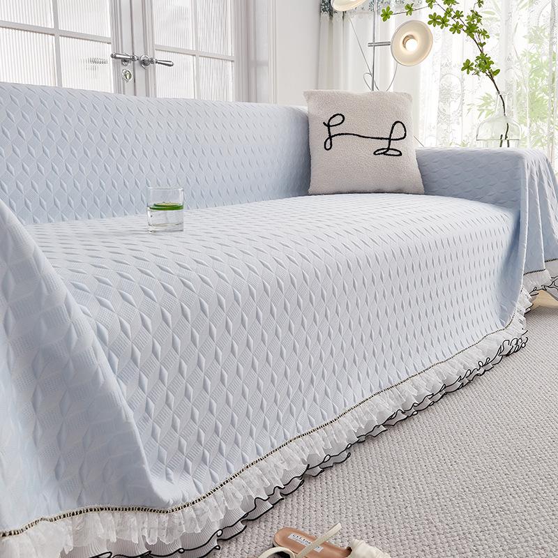 2025 3D Cooling Ice Silk Sofa Cover: All-in-One Summer Blanket & Cushion